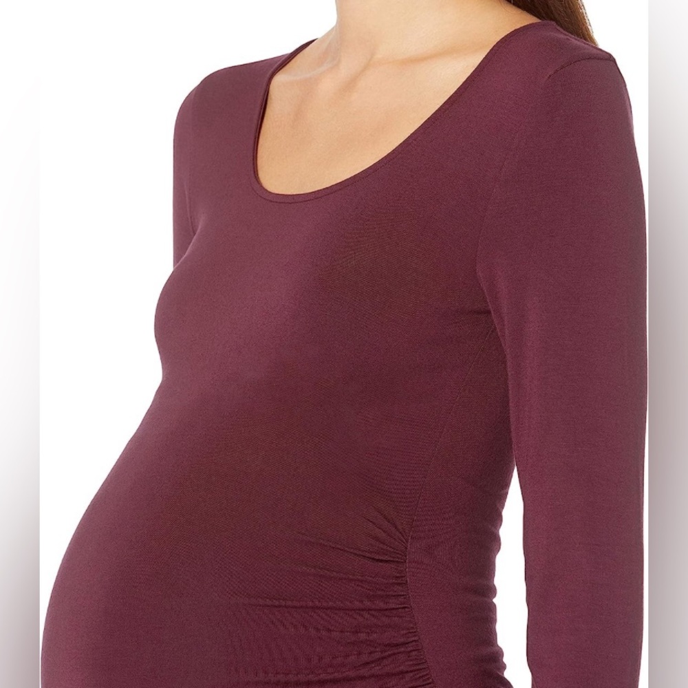 New Amazon Essentials Women's Maternity Long-Sleeve Dress - Picture 4 of 5